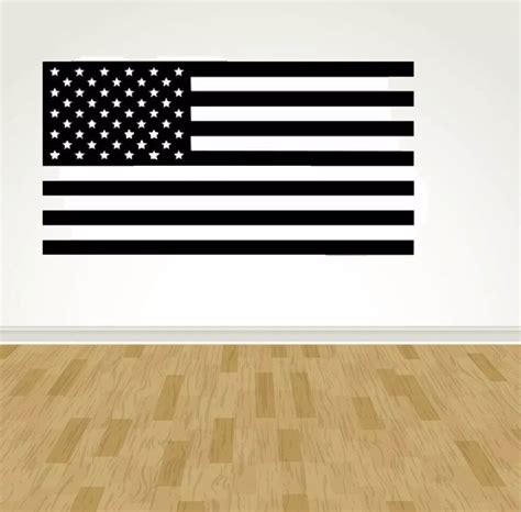 Large Removable American Flag Vinyl Decal Sticker Graphic Man Etsy