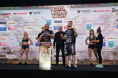 Oficjalna Ceremonia Wa Enia Przed Z Ot W Boxing Night Wyniki Oraz