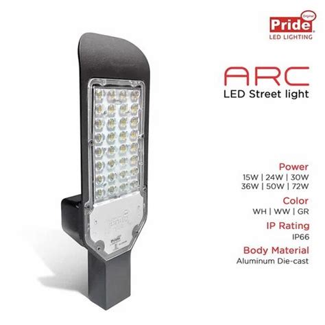 Pride Pure White Led Street Light 15 Watt Lens IP66 At Rs 570 Piece