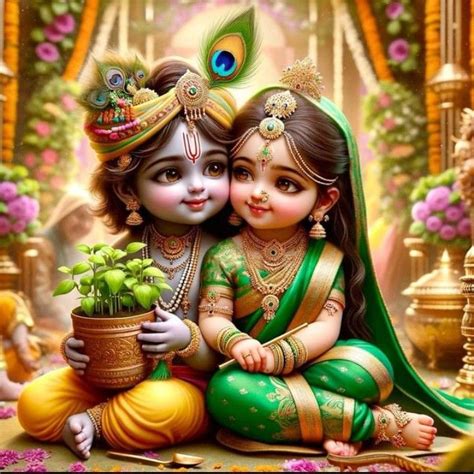 Cute Radha Krishna Cartoon Images Hd 40