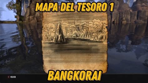 Mapa Del Tesoro Bangkorai The Elder Scrolls Online Youtube