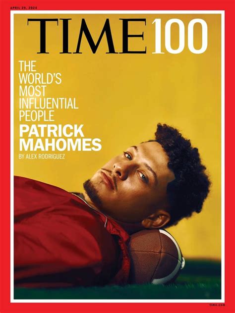 Chiefs Patrick Mahomes Is On Cover Of Time Talks About His Place In