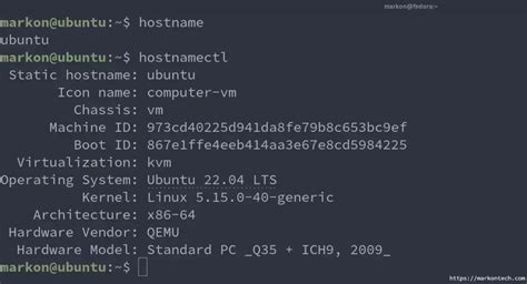 How To Change Hostname On Linux Markontech