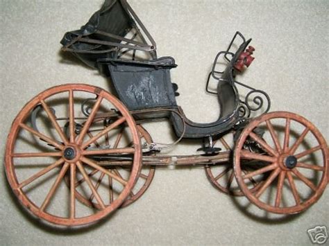 Vintage Salesman Sample Carriage Horse Drawn Buggy 31540053