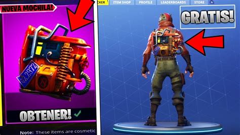 MOCHILA GRATIS EXCLUSIVA En Fortnite CONSIGUE LA MOCHILA RUST LORD