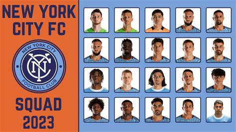 New York City Fc Squad New York City Fc Squad Mls New