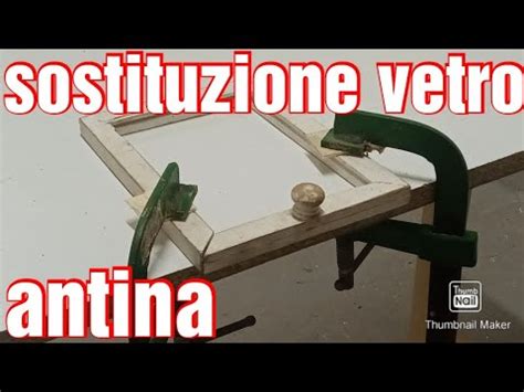 Come Sostituire Un Vetro Su Un Antina Di Un Mobiletto YouTube