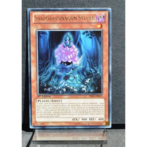 Carte Yu Gi Oh Prio Fr Snapdrassinagon Sylvan Neuf Fr Cdiscount