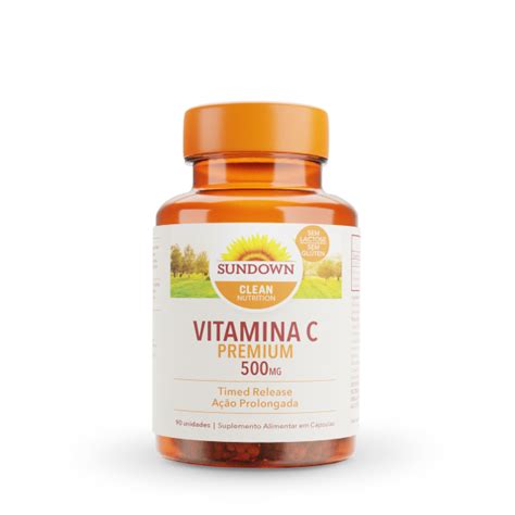 Vitamina C Premium Liberação Prolongada 500mg Sundown Vitaminas