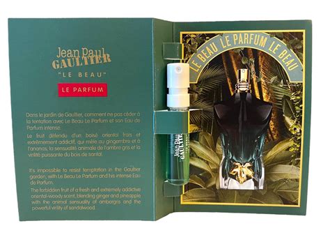 Jean Paul Gaultier Le Beau Le Parfum Intense Amostra Oficial De Perfume