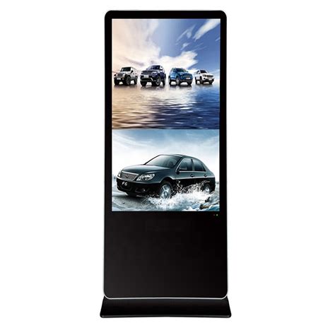 Inch Floor Standing Wifi Lcd Advertising Equipment Flat Screen Stand