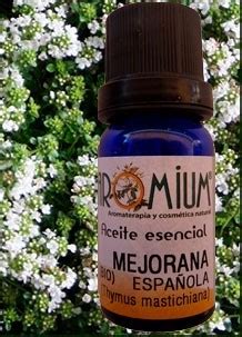 Aceite esencial Mejorana Española Bio 100 puro y natural Aromium