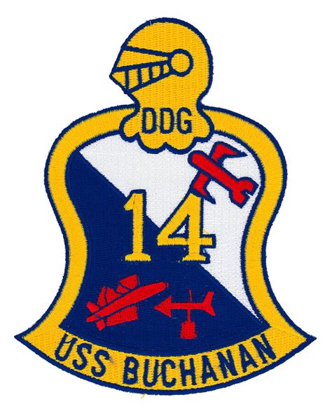 USS Buchanan DDG-14 Ship Patch | Flying Tigers Surplus