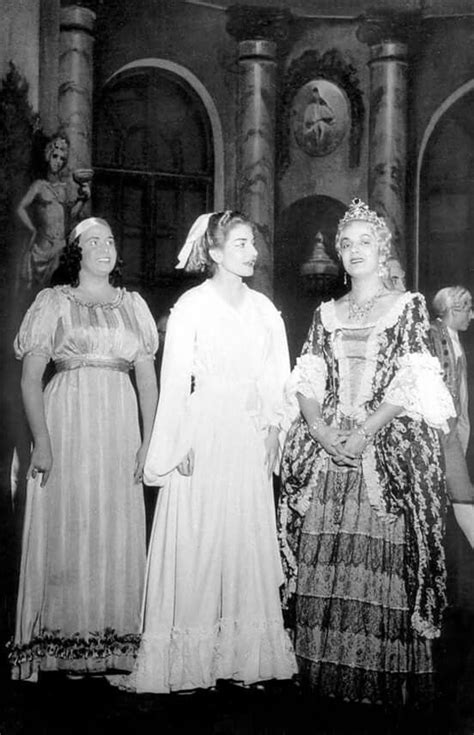 Maria Callas Pera Andrea Chenier With Silvana Zanolli Bersi