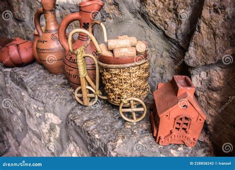 Vintage Traditional Georgian Pottery Stock Photo Image Of Ceramic