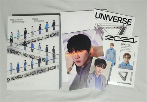 NCT 2021 UNIVERSE ALBUM WITH CHENLE PHOTOCARD POSTCARD AND SUNGCHAN