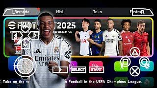 Efootball Pes 2025 Ppsspp Mod Euro 24 V3 New Promoted Team Real Faces