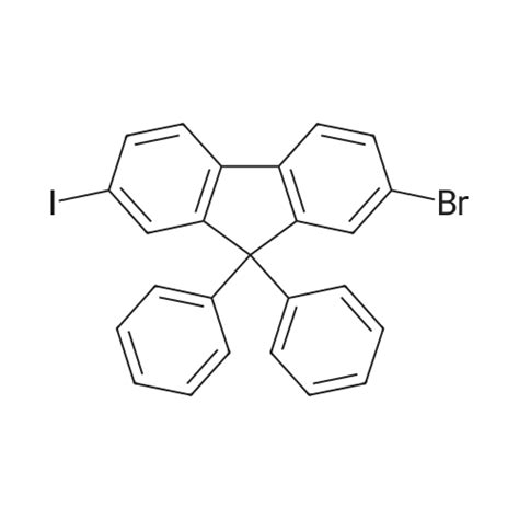 1369940 01 1 2 Bromo 7 Iodo 9 9 Diphenyl 9h Fluorene Ambeed