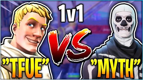 Myth Challenges Tfue In Epic Build Battle V Creative Youtube