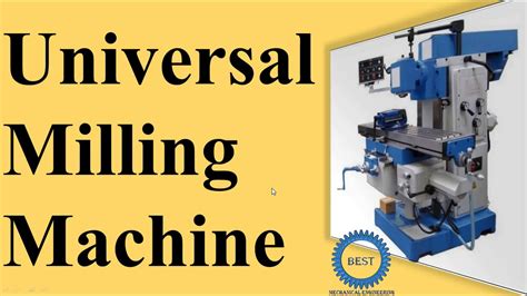 Universal Milling Machine Youtube