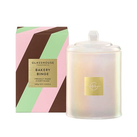 Glasshouse Fragrances Soy Candle G Bakery Binge Limited Edition