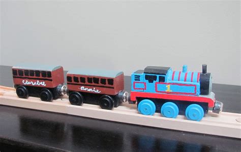 Handmade Wooden Toy Train-Thomas the Train by JLKOriginals on Etsy