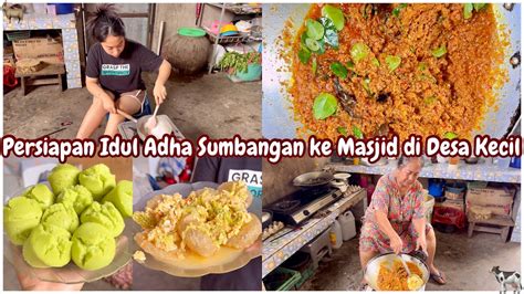 VVLOG DESA Sumbangan Kecil Hari Raya Idul Adha Kue Mangkok Beras