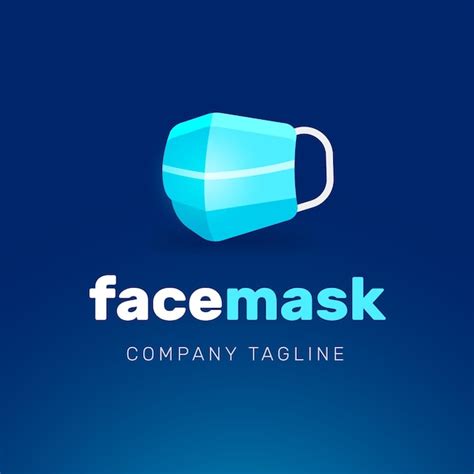 Free Vector Face Mask Logo Template