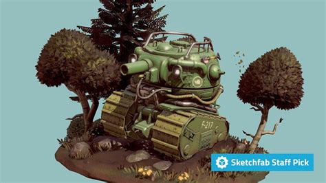 Sketchfab On Twitter New Staff Pick T Pot Tank By Glenatron Check