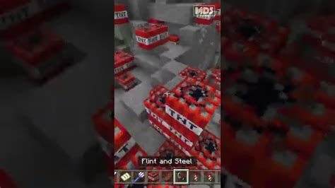 Satisfying Explosion 💥 🧨 Tnt Dynamite In Minecraft Bedrock Xbox Series X Gaming Shorts