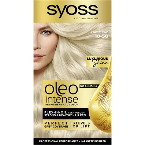 Vopsea De Par Permanenta Fara Amoniac Syoss Color Oleo Intense 10 50