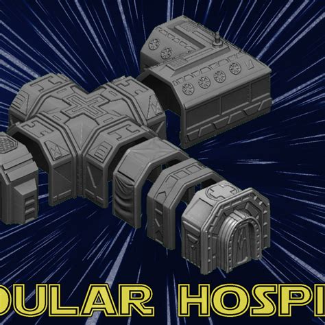 3d Printable Sci Fi Terrain Bundle By Crosslances