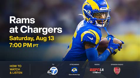 How To Watch Rams At Chargers On August 13 2022