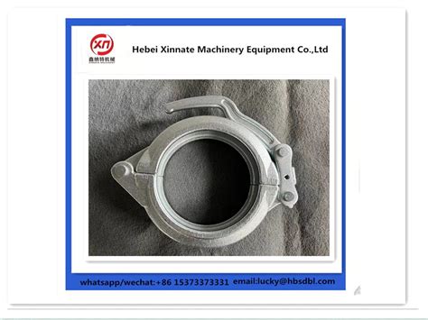 200 Bar Concrete Pump Clamp Coupling 40Cr Concrete Hose Clamp