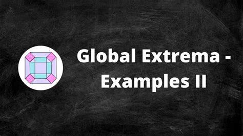 Global Extrema Examples Ii Youtube