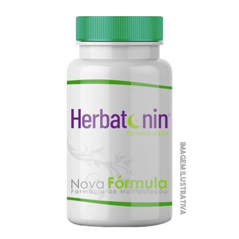 Herbatonin Mg Melatonina Vegetal Nova F Rmula Farm Cia De Manipula O