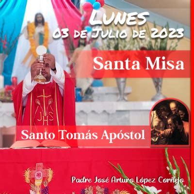 MISA DE HOY lunes 03 de Julio 2023 Padre Arturo Cornejo by Padre José