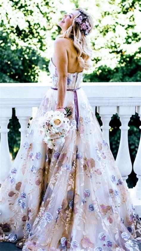 Wedding Floral Dress Abito Da Sposa Floreale Abiti Da Sposa