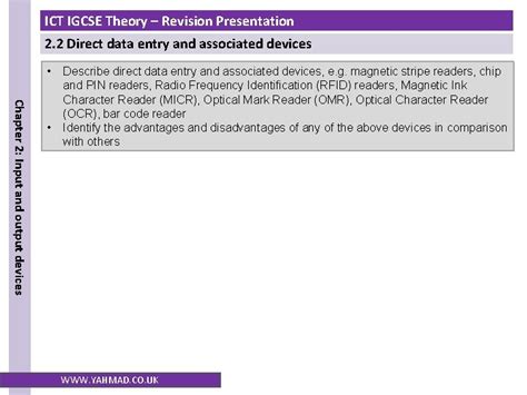 Ict Igcse Theory Revision Presentation Direct