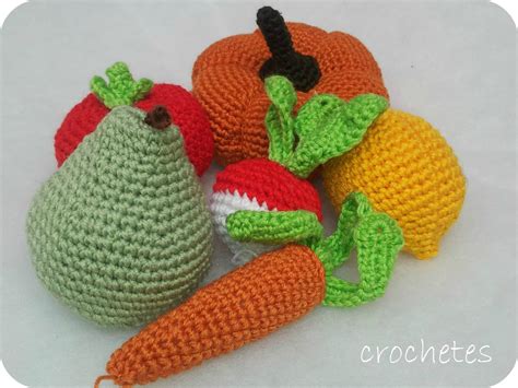 Crochetes Frutas Y Verduras