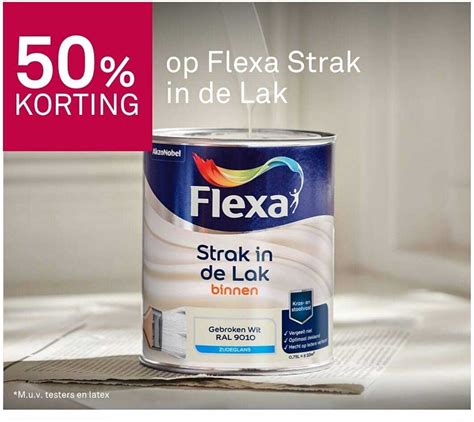 Op Flexa Strak In De Lak Aanbieding Bij Karwei Folders Nl