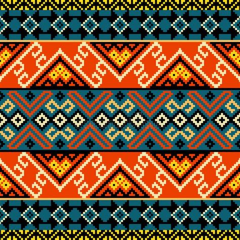 Geometric Pattern Tribal Ethnic Pattern Traditional Border Decoration