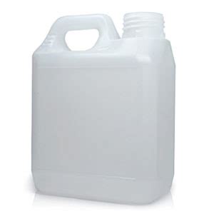 1 Litre Natural Plastic Jerry Can Amphorea 0161 367 9093