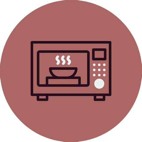 Microwave Oven Vector Icon Vector Art At Vecteezy