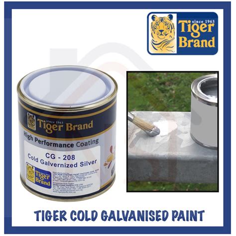 TIGER Cold Galvanising Paint Silver 1 Litre Shopee Singapore