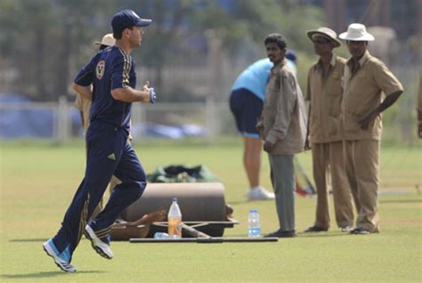 Ricky Ponting Runs During A Practice Session ESPNcricinfo