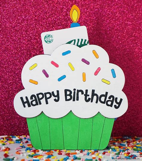 Birthday Cupcake Gift Card Holder In 2024 Gift Card Holder Cupcake