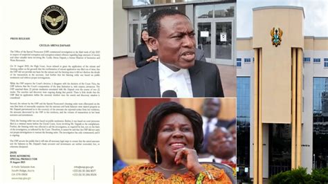 Osp Disagreed With Accra High Court Orders To Return Her Accounts