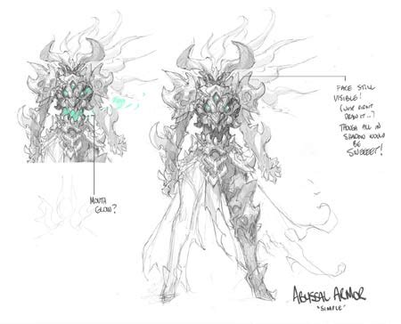 joemadart.com: Darksiders 3 Fury abyssal armor unused concept art