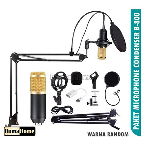 Jual PAKET KOMPLIT BM800 ORIGINAL Full Paket Recording Microphone